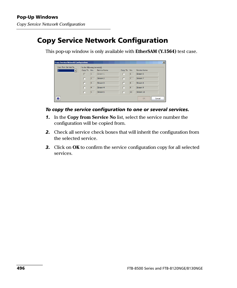 Copy service network configuration | EXFO RTU 310-310G IP Services Test Head User Manual | Page 508 / 547