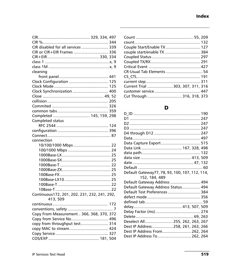 EXFO RTU 310-310G IP Services Test Head User Manual | Page 531 / 547