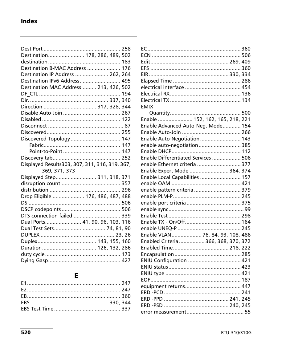 EXFO RTU 310-310G IP Services Test Head User Manual | Page 532 / 547