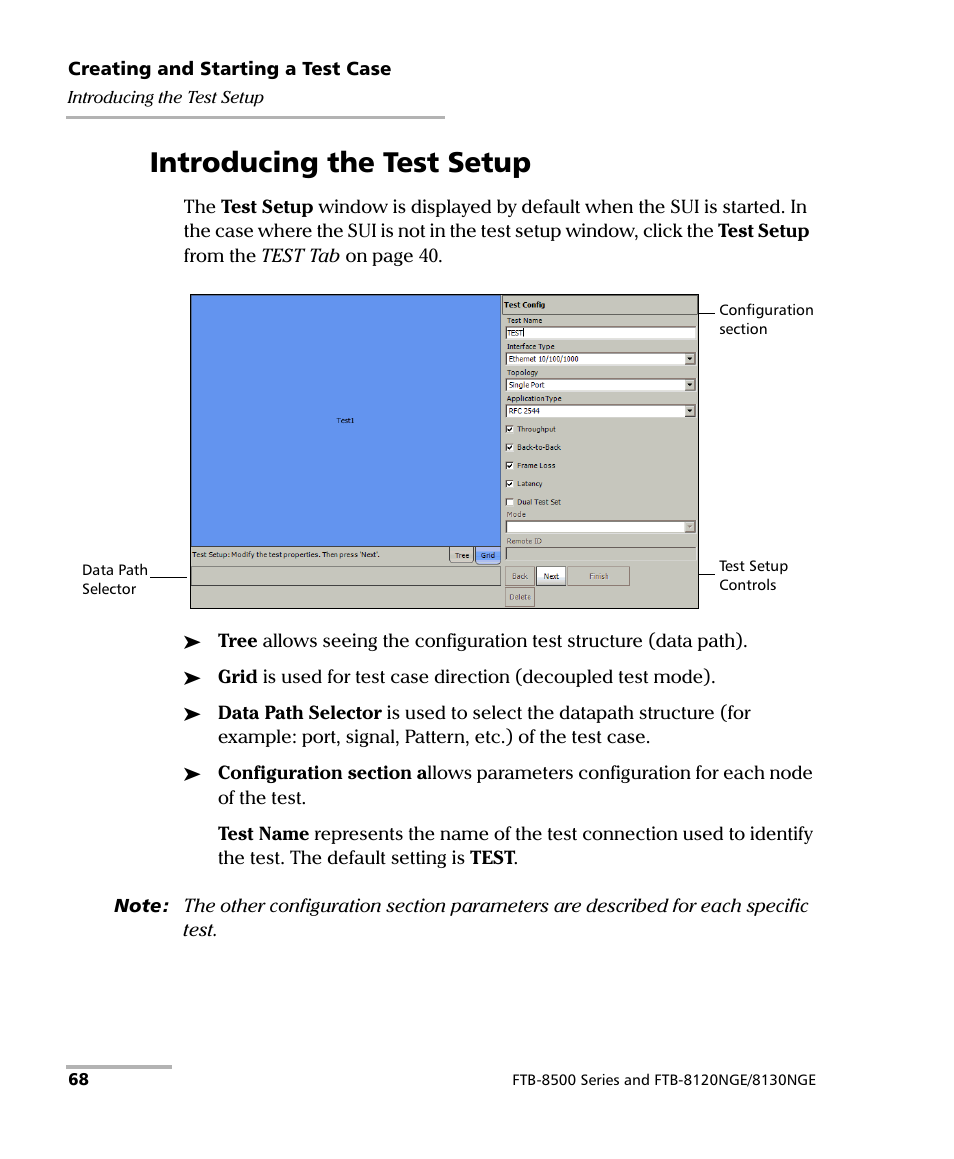 Introducing the test setup | EXFO RTU 310-310G IP Services Test Head User Manual | Page 80 / 547