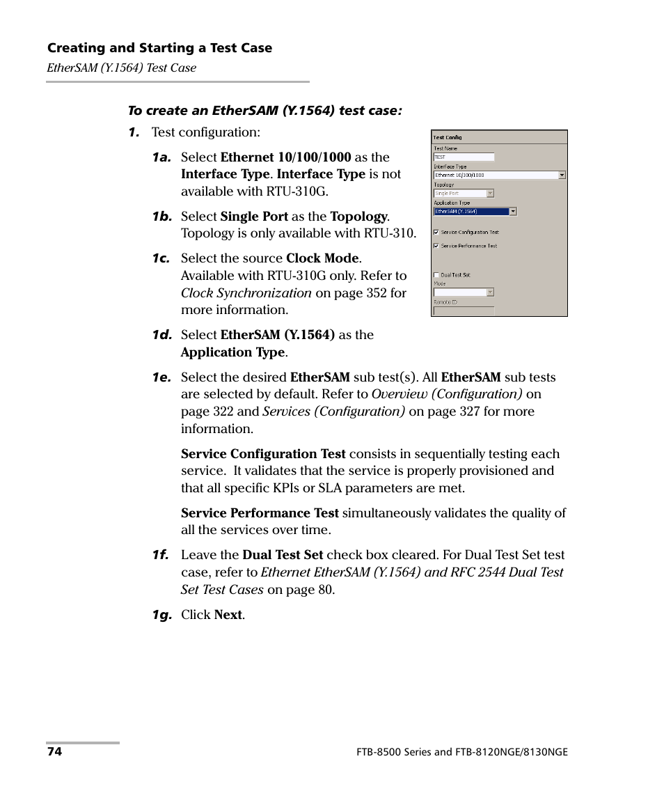 EXFO RTU 310-310G IP Services Test Head User Manual | Page 86 / 547