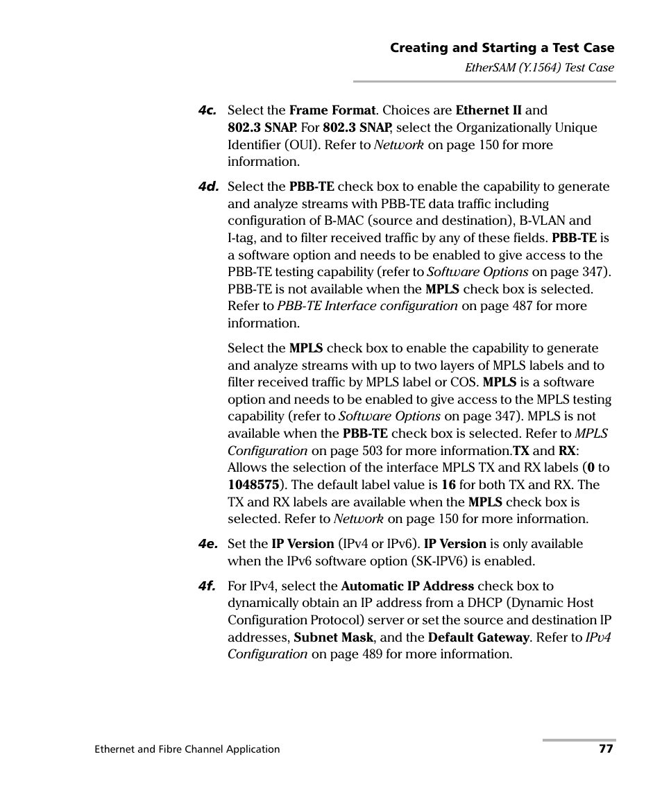 EXFO RTU 310-310G IP Services Test Head User Manual | Page 89 / 547