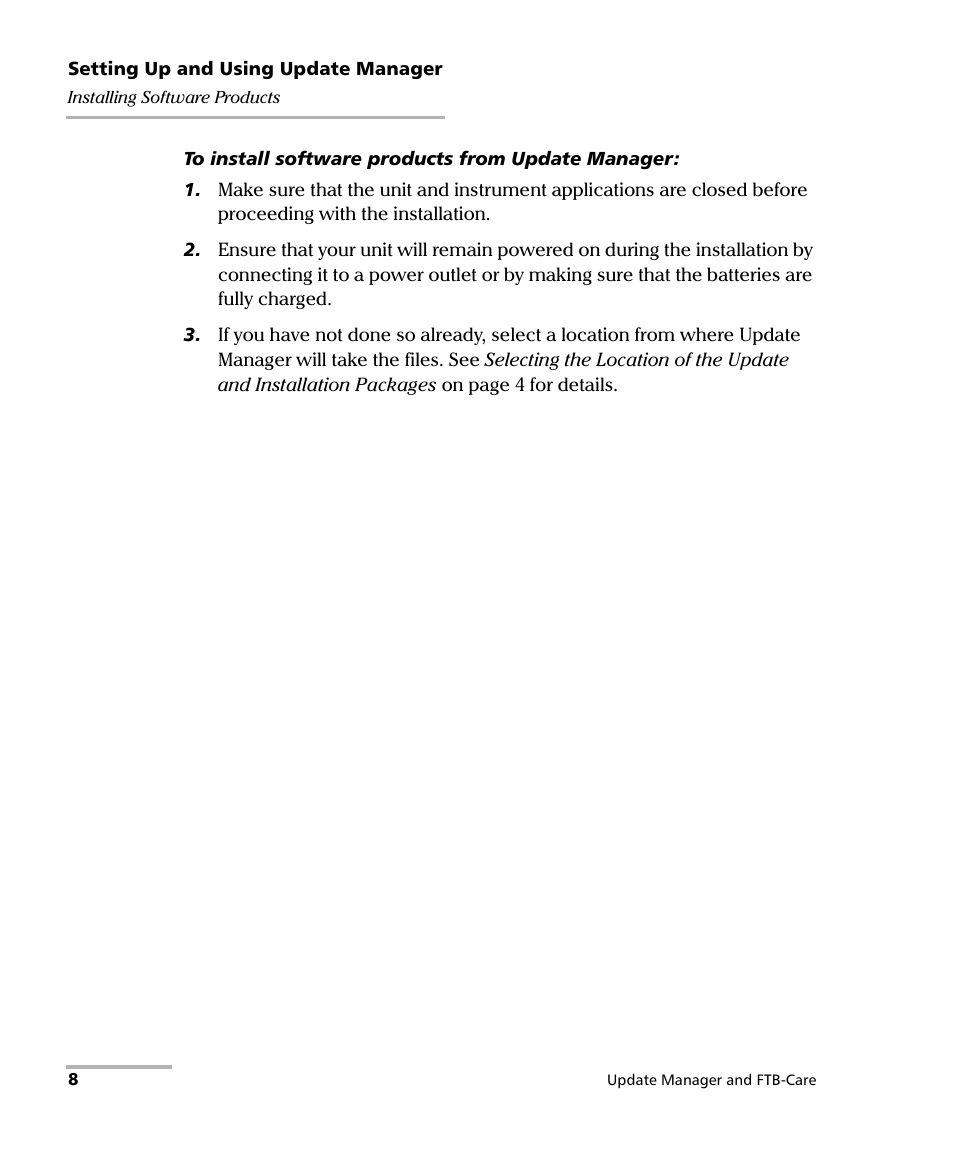 EXFO Update Manager User Manual | Page 12 / 45