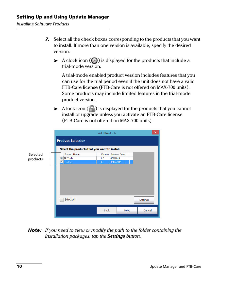 EXFO Update Manager User Manual | Page 14 / 45