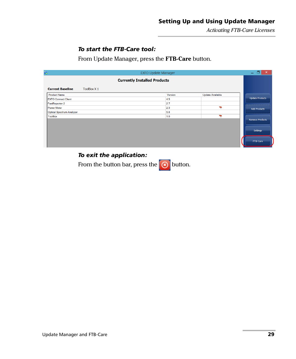 EXFO Update Manager User Manual | Page 33 / 45