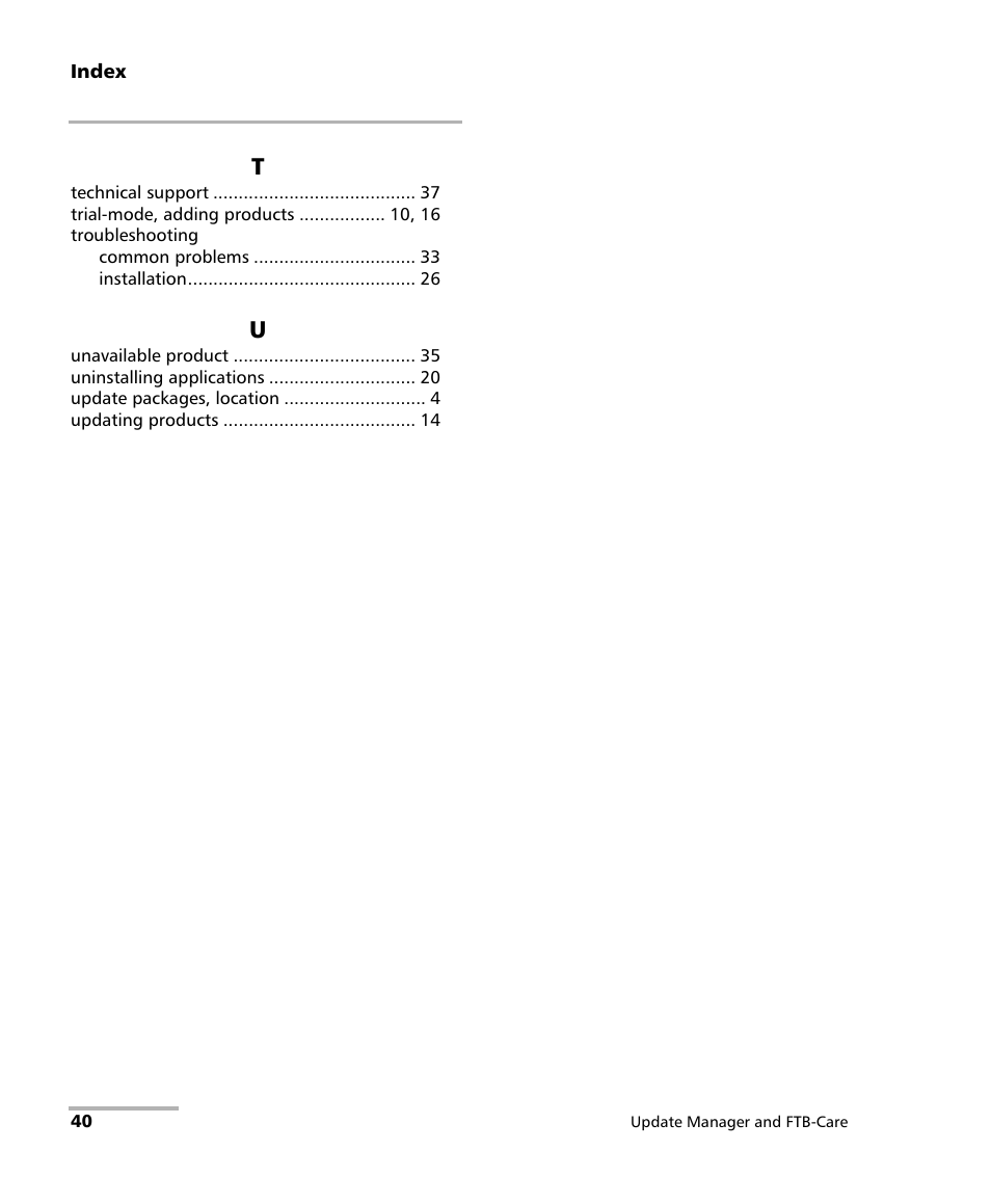EXFO Update Manager User Manual | Page 44 / 45