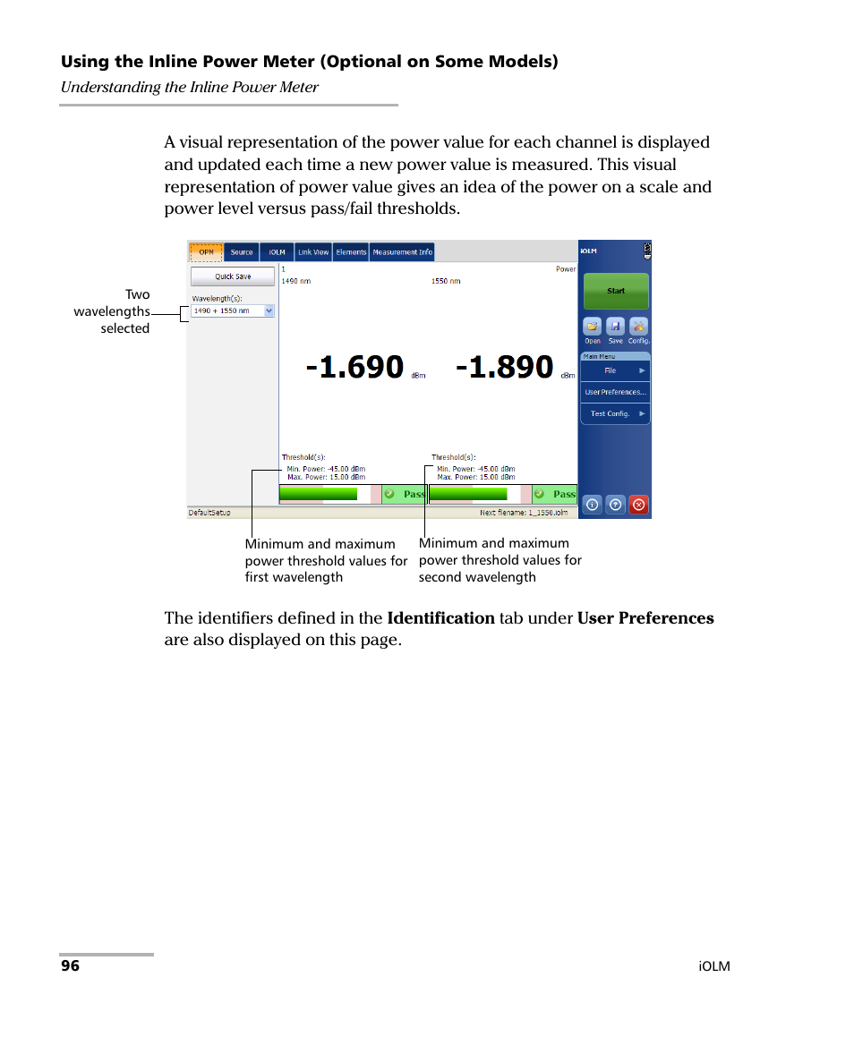 EXFO iOLM User Manual | Page 102 / 186