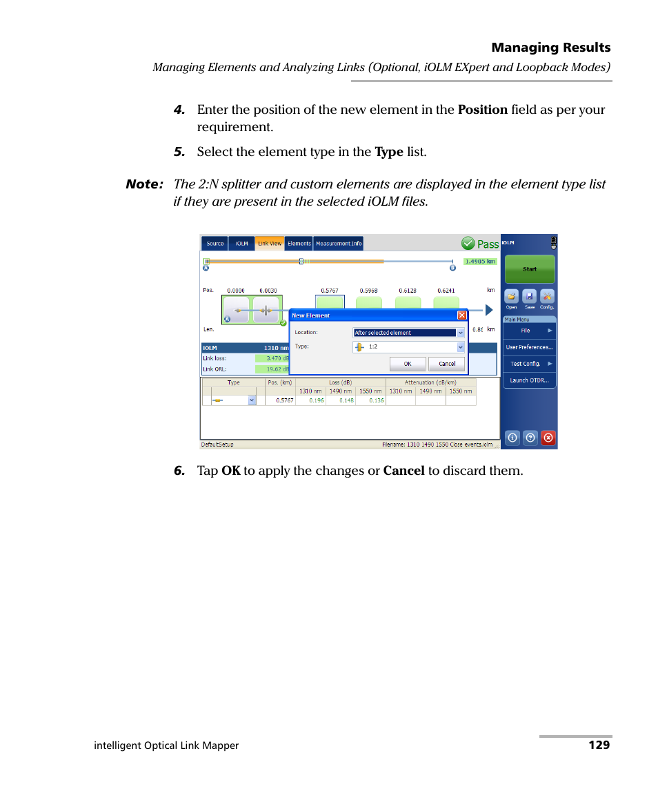 EXFO iOLM User Manual | Page 135 / 186