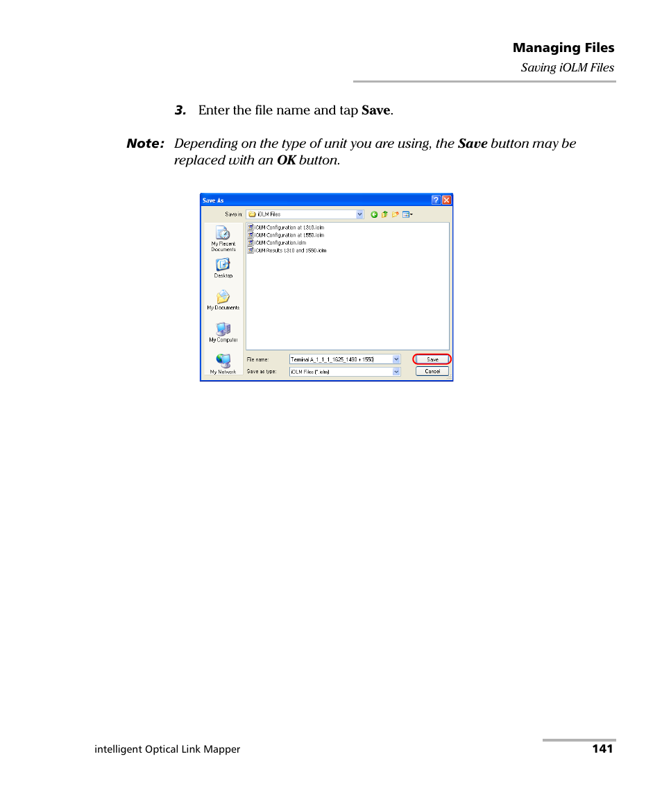 EXFO iOLM User Manual | Page 147 / 186