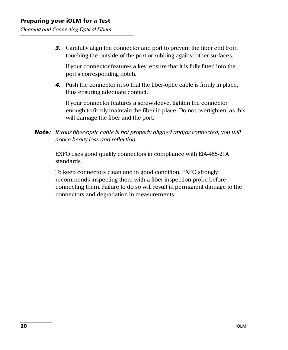 EXFO iOLM User Manual | Page 26 / 186