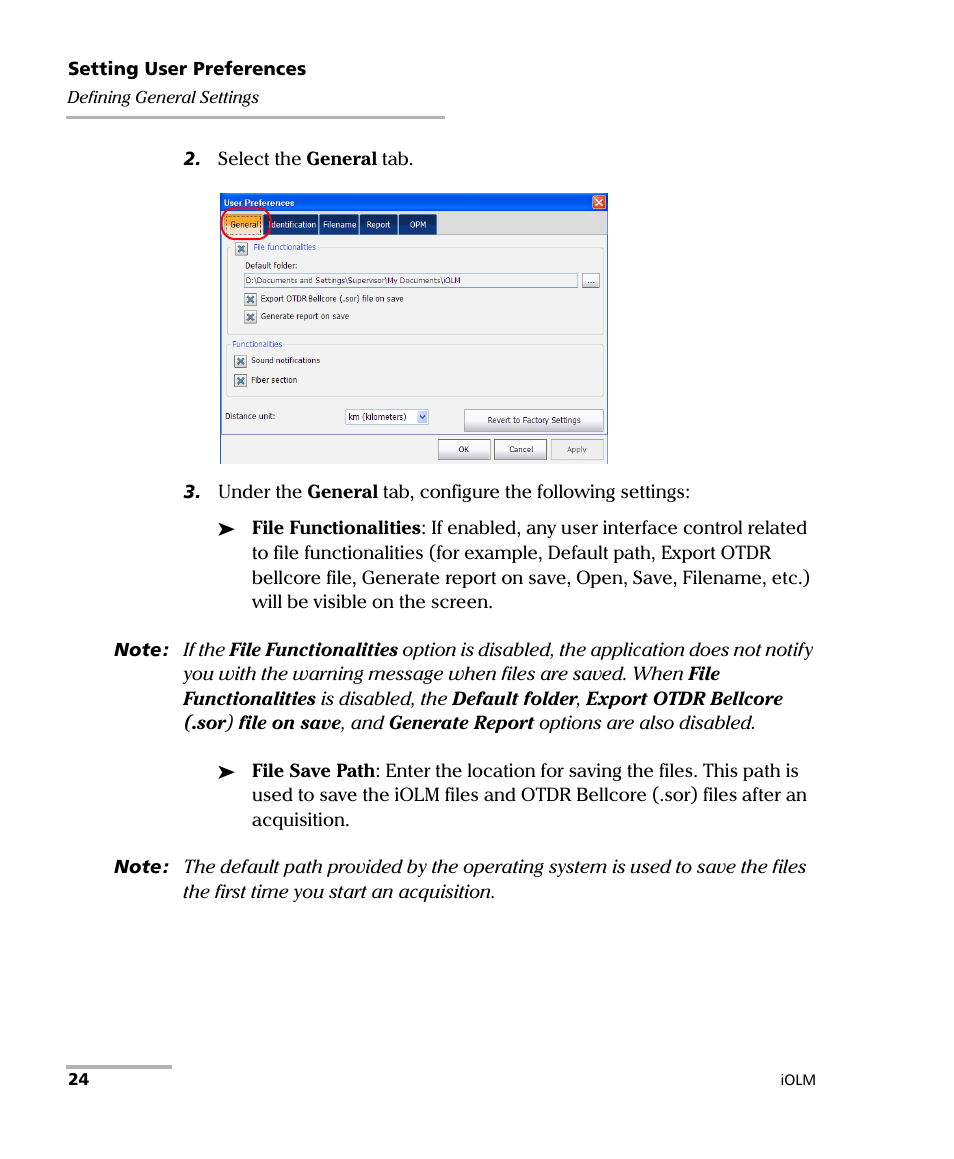 EXFO iOLM User Manual | Page 30 / 186