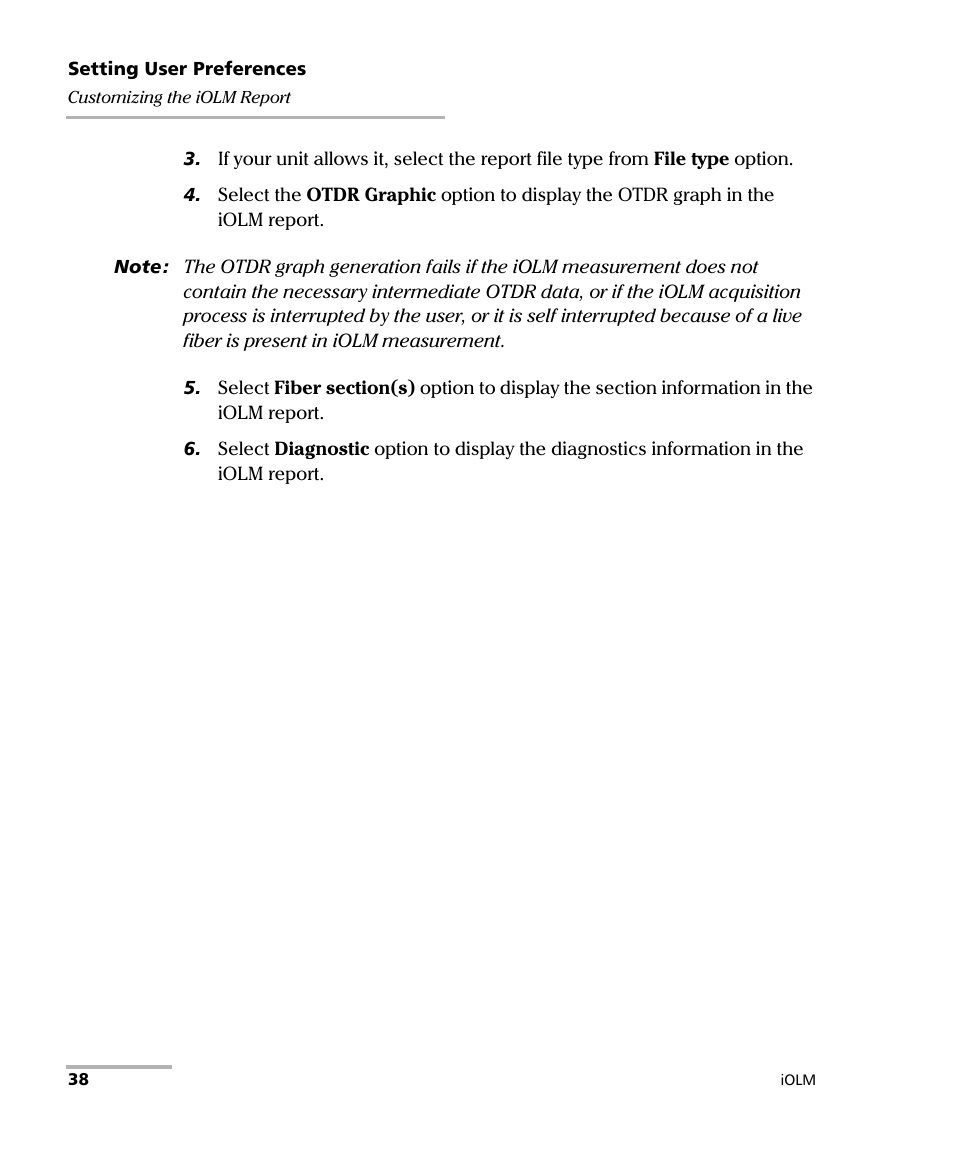 EXFO iOLM User Manual | Page 44 / 186