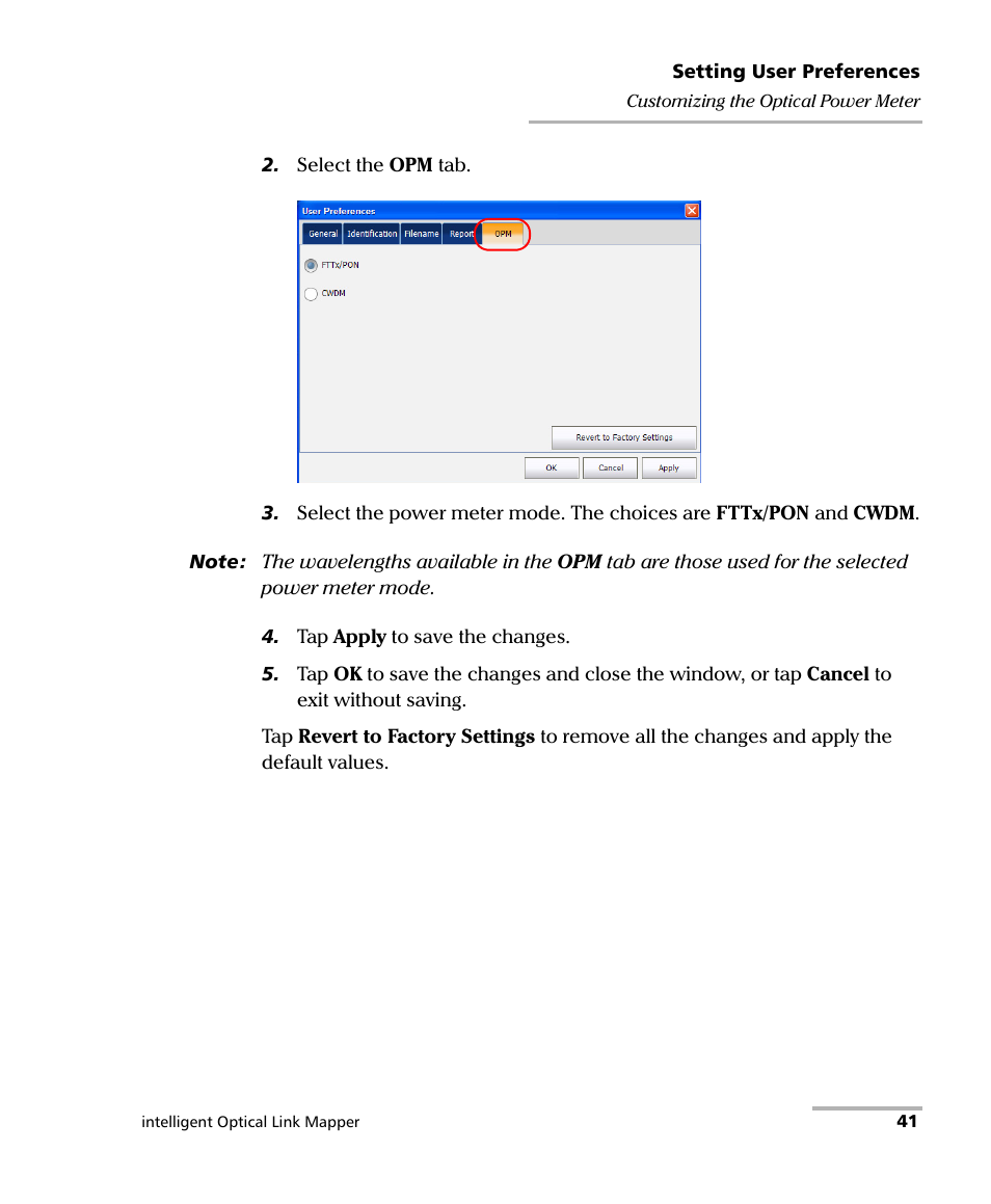 EXFO iOLM User Manual | Page 47 / 186