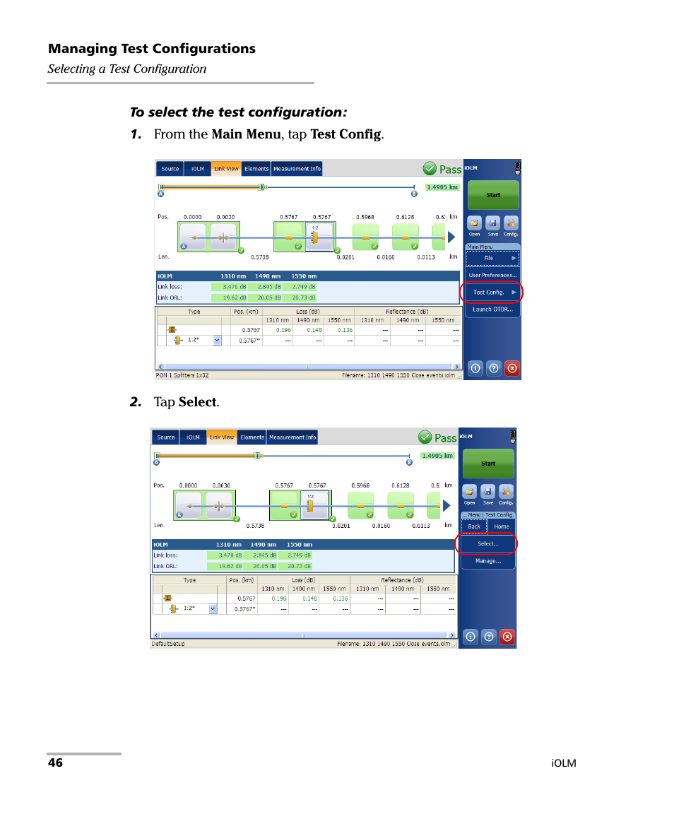 EXFO iOLM User Manual | Page 52 / 186