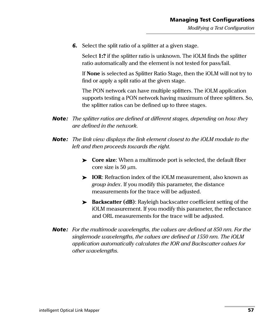 EXFO iOLM User Manual | Page 63 / 186