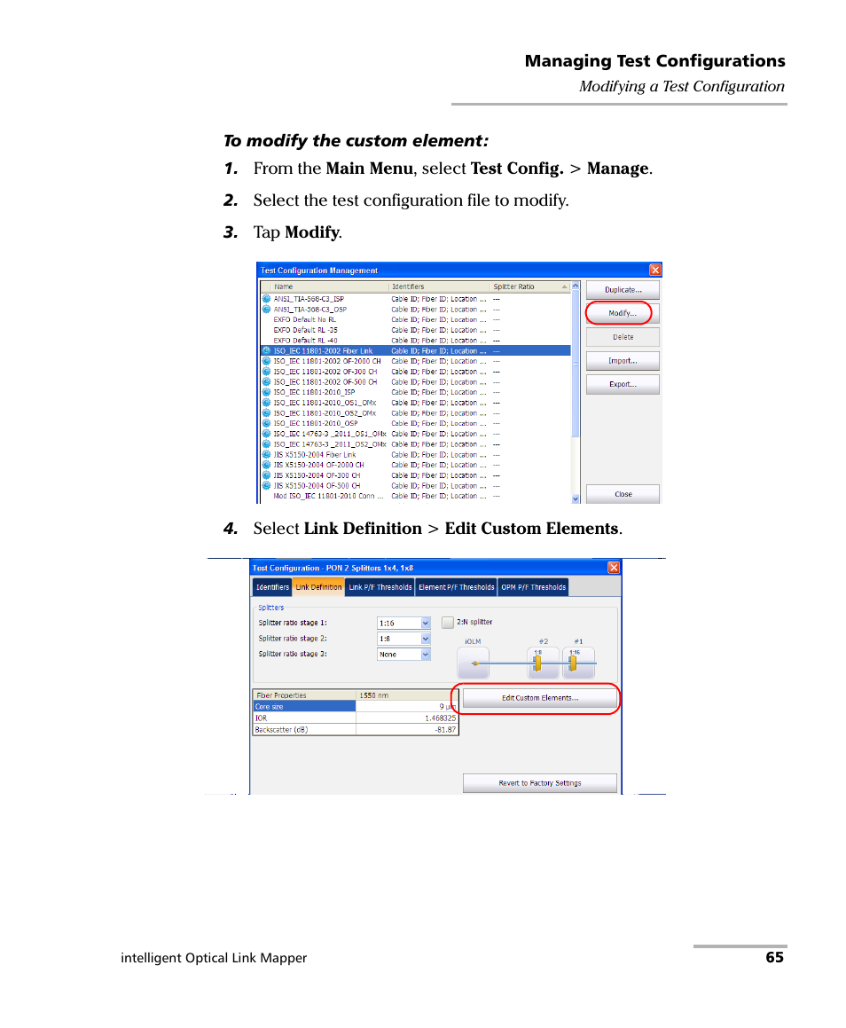 EXFO iOLM User Manual | Page 71 / 186