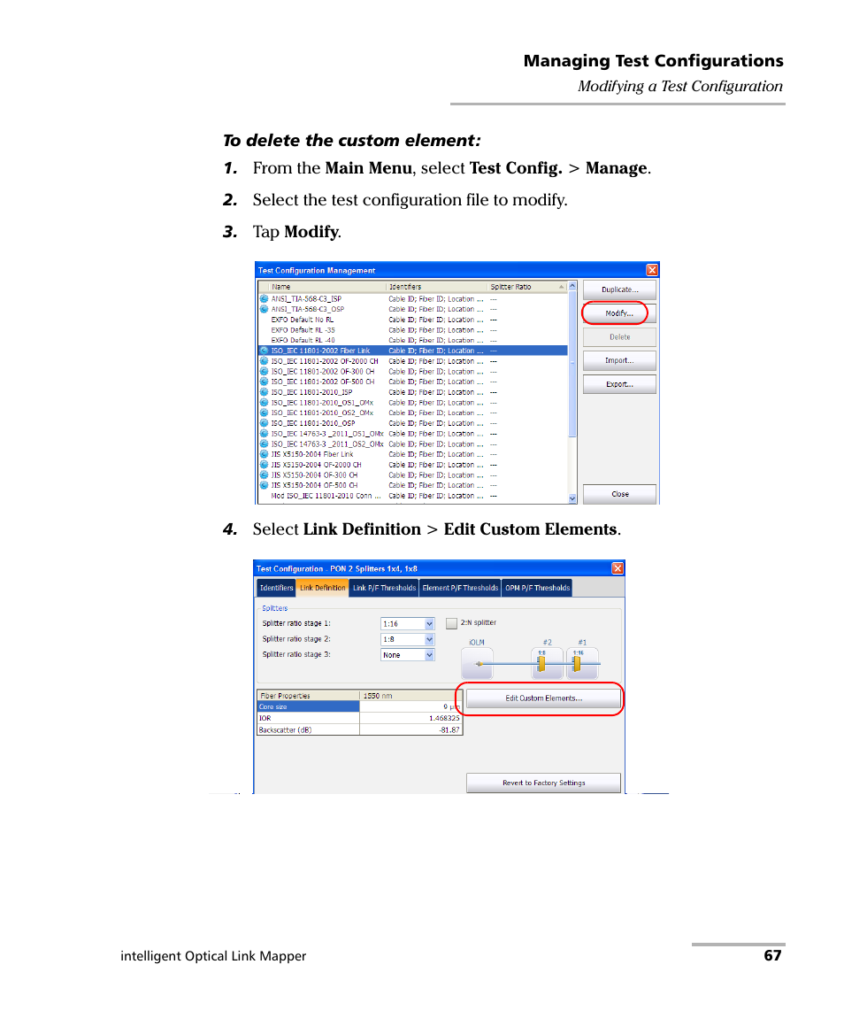 EXFO iOLM User Manual | Page 73 / 186
