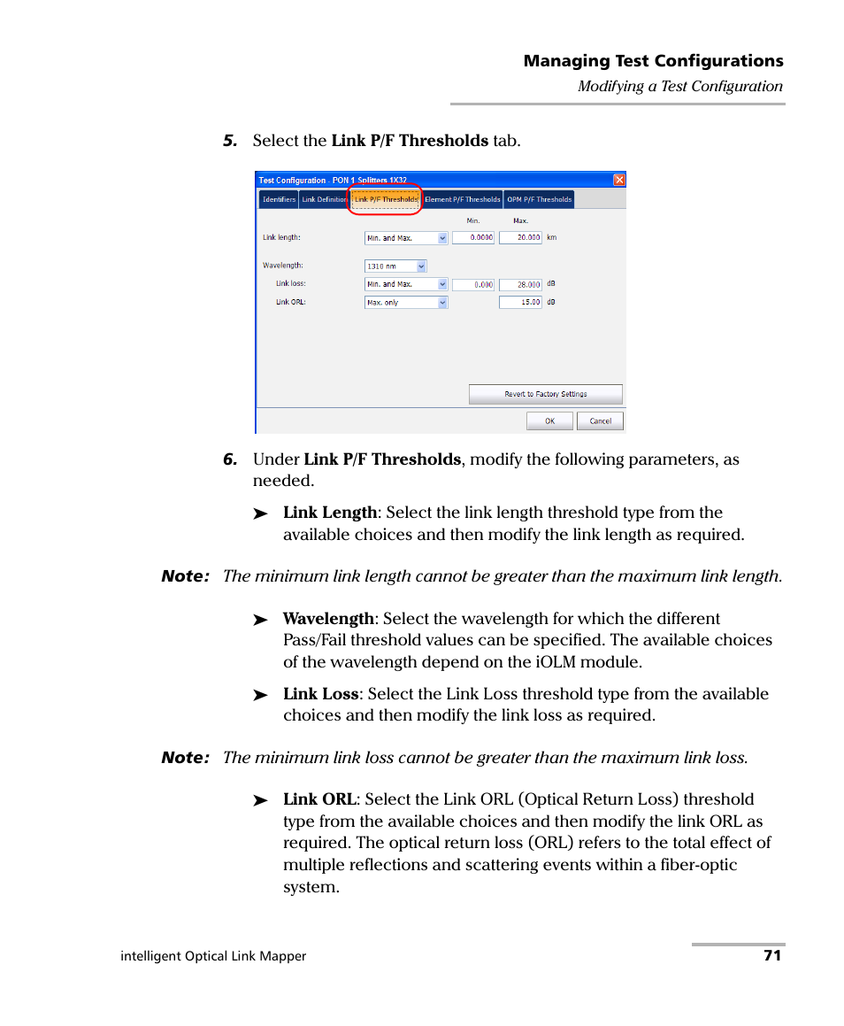 EXFO iOLM User Manual | Page 77 / 186