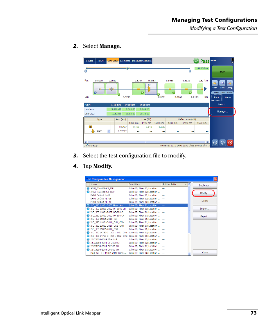 EXFO iOLM User Manual | Page 79 / 186