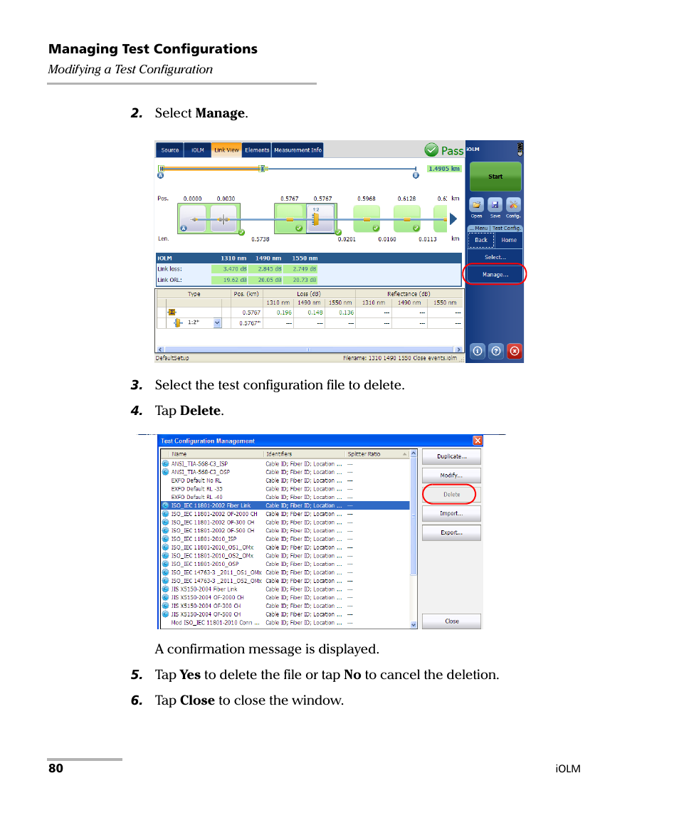 EXFO iOLM User Manual | Page 86 / 186