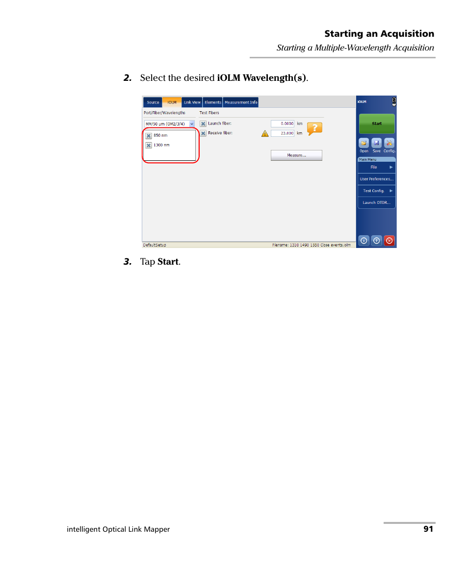 EXFO iOLM User Manual | Page 97 / 186