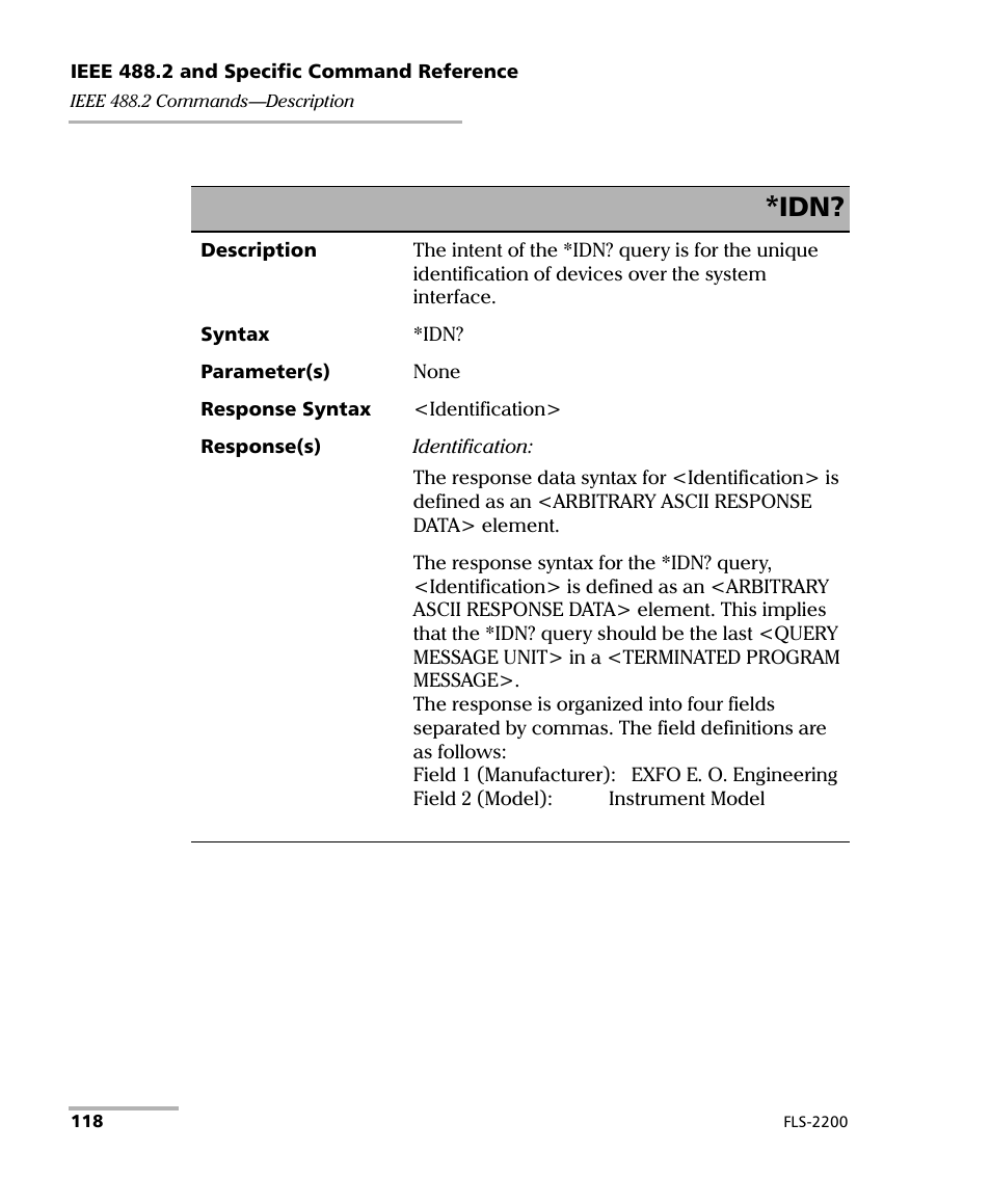 EXFO FLS-2200 Broadband Source User Manual | Page 126 / 183