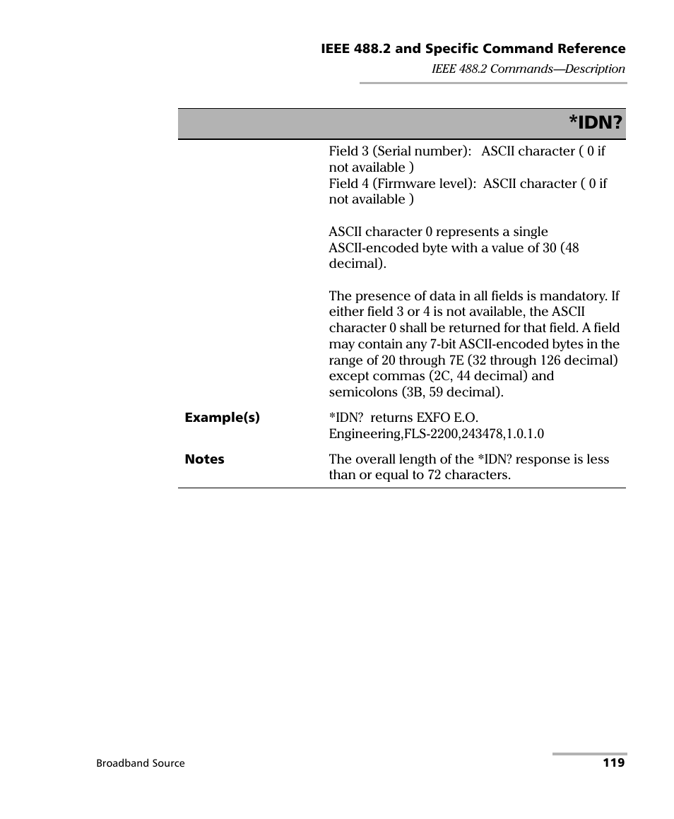 EXFO FLS-2200 Broadband Source User Manual | Page 127 / 183