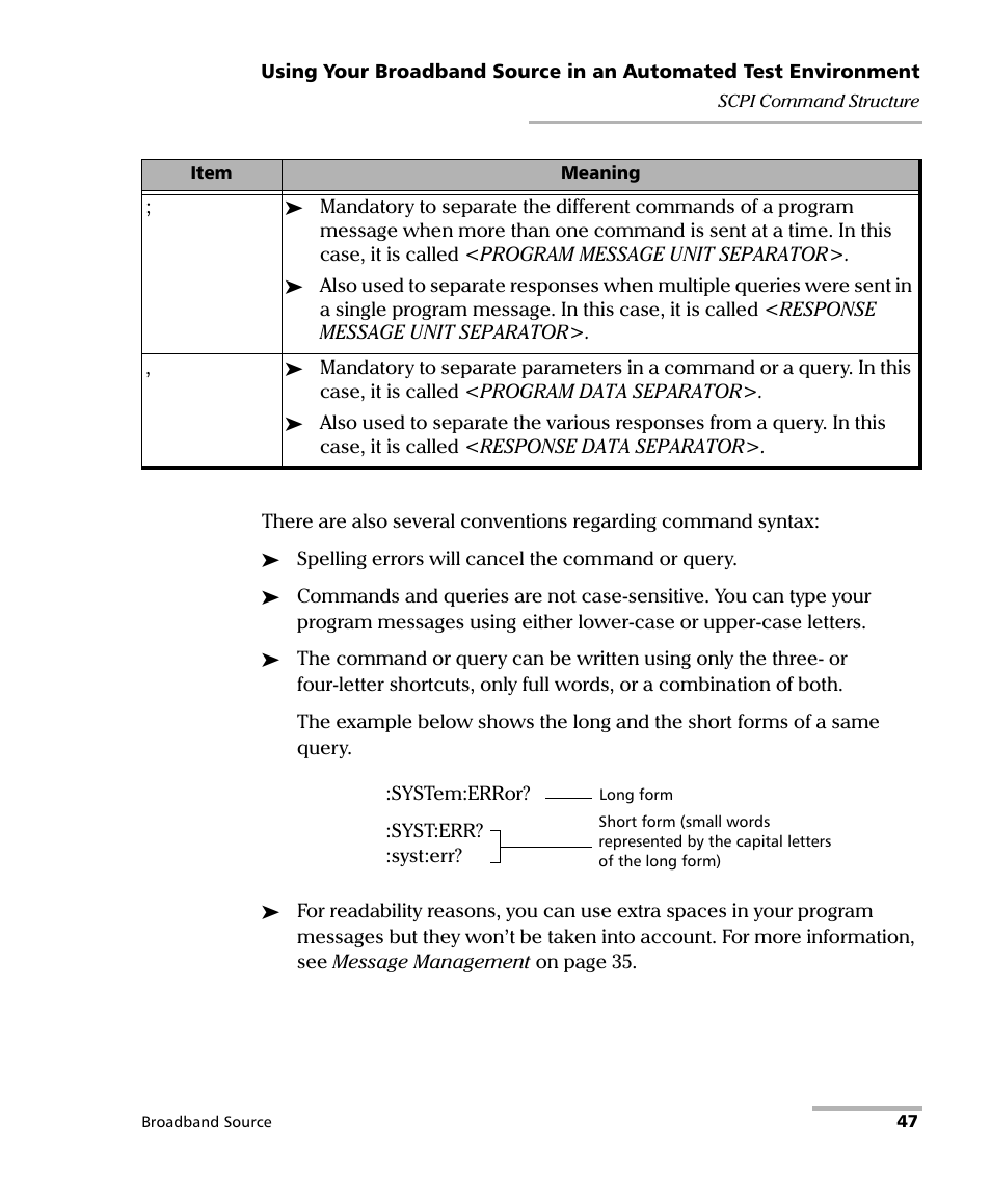 EXFO FLS-2200 Broadband Source User Manual | Page 55 / 183