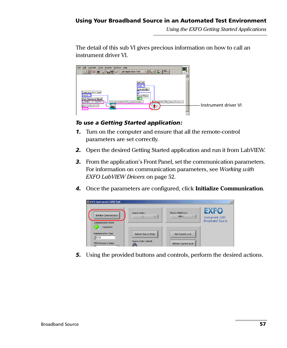 EXFO FLS-2200 Broadband Source User Manual | Page 65 / 183