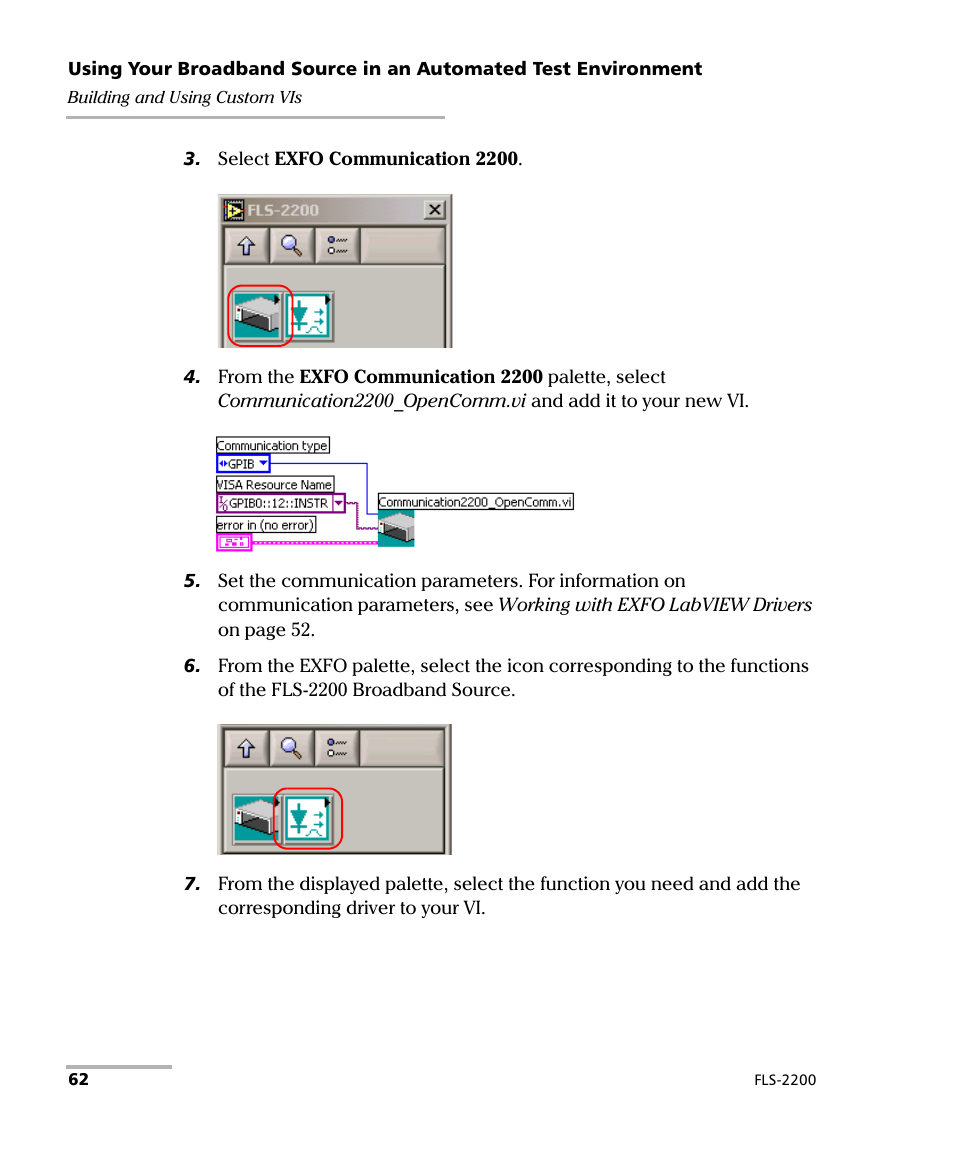 EXFO FLS-2200 Broadband Source User Manual | Page 70 / 183
