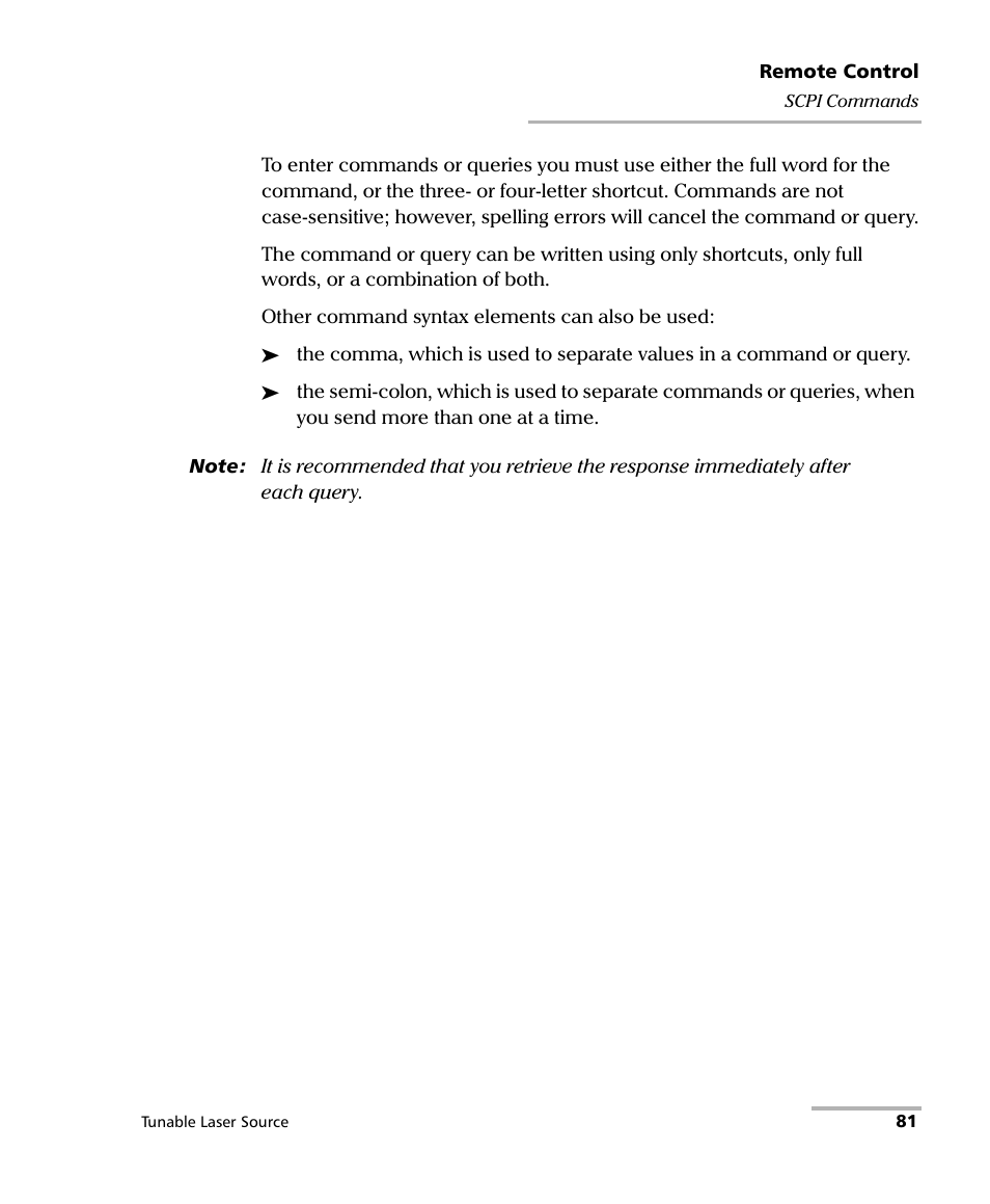 EXFO FLS-2600B Tunable Laser Source User Manual | Page 89 / 157
