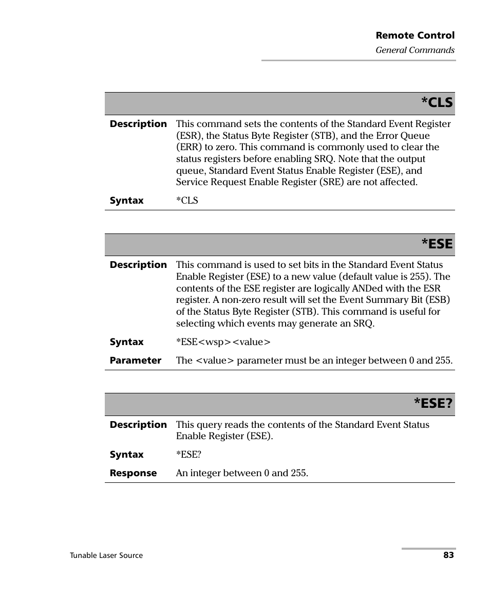 EXFO FLS-2600B Tunable Laser Source User Manual | Page 91 / 157
