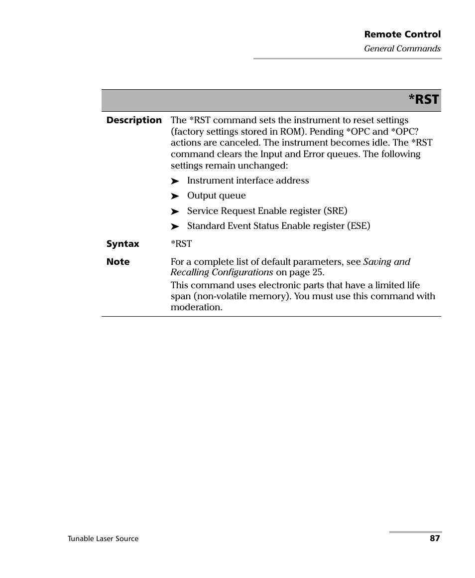 EXFO FLS-2600B Tunable Laser Source User Manual | Page 95 / 157