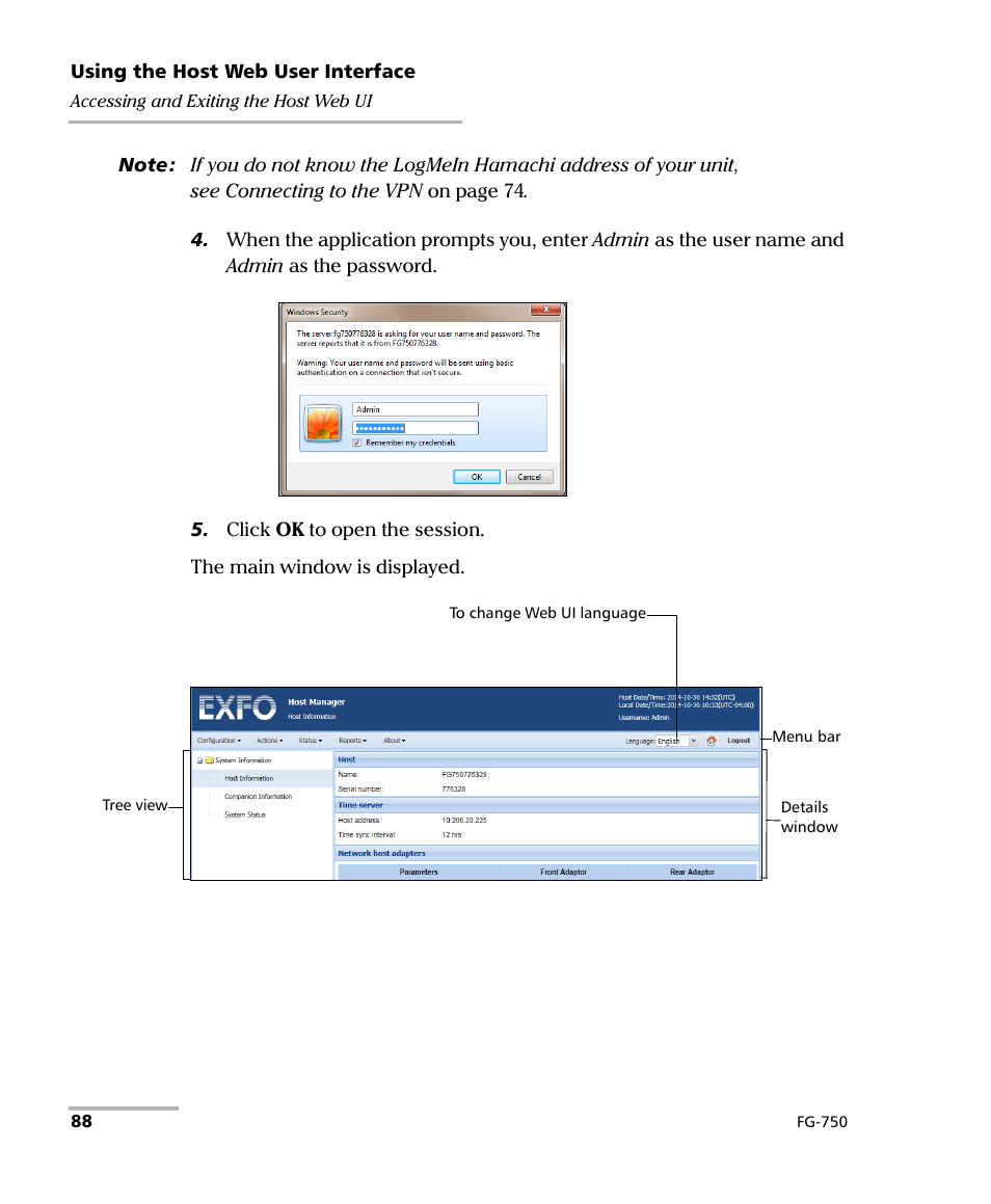 EXFO FG-750 User Manual | Page 102 / 338