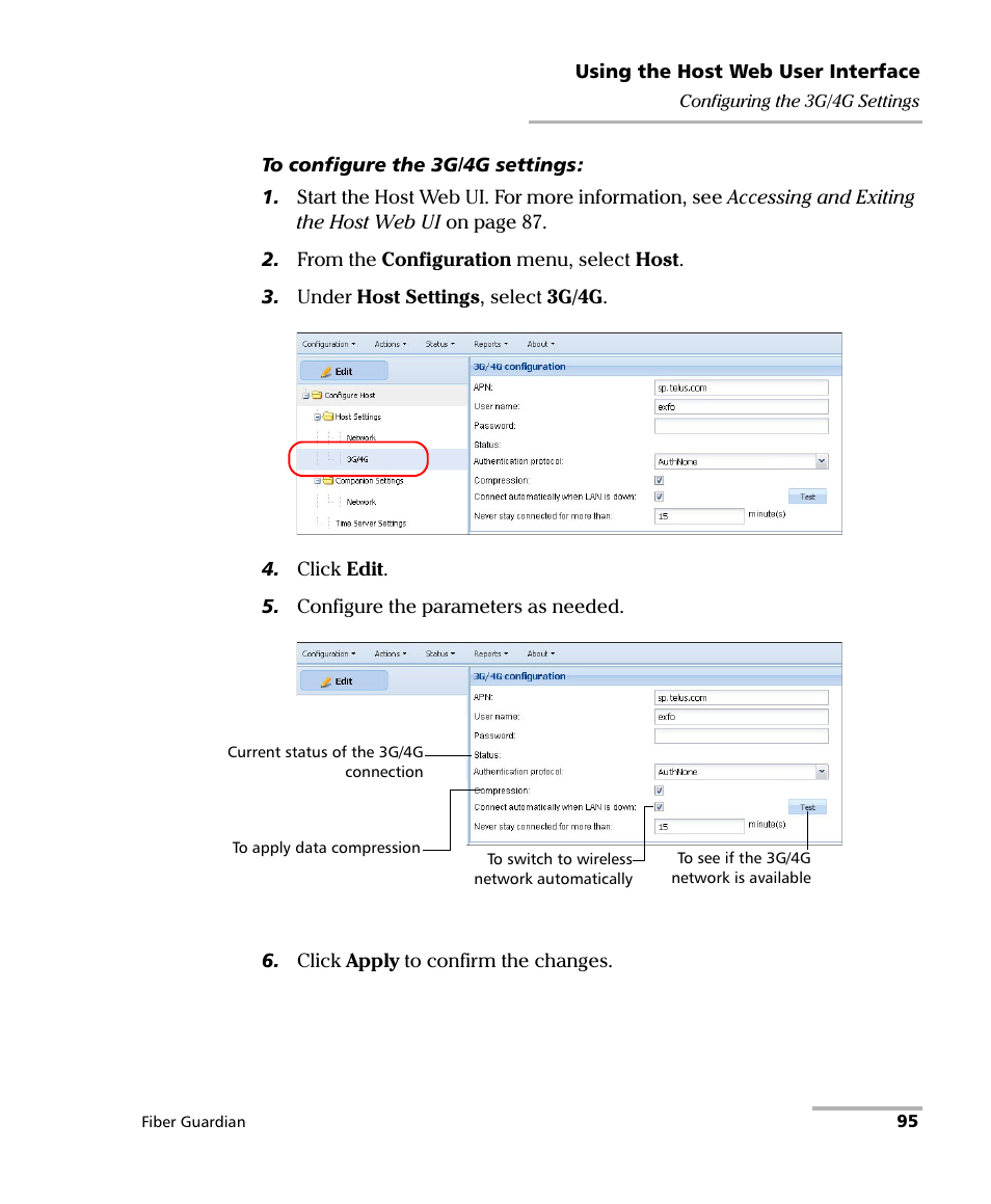 EXFO FG-750 User Manual | Page 109 / 338