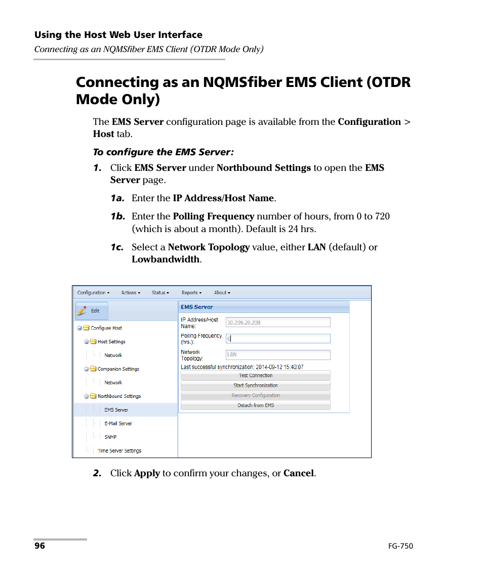 EXFO FG-750 User Manual | Page 110 / 338