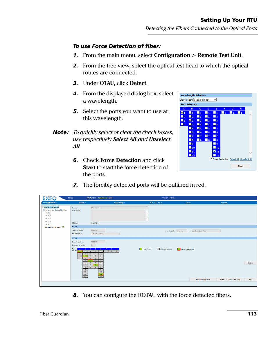 EXFO FG-750 User Manual | Page 127 / 338