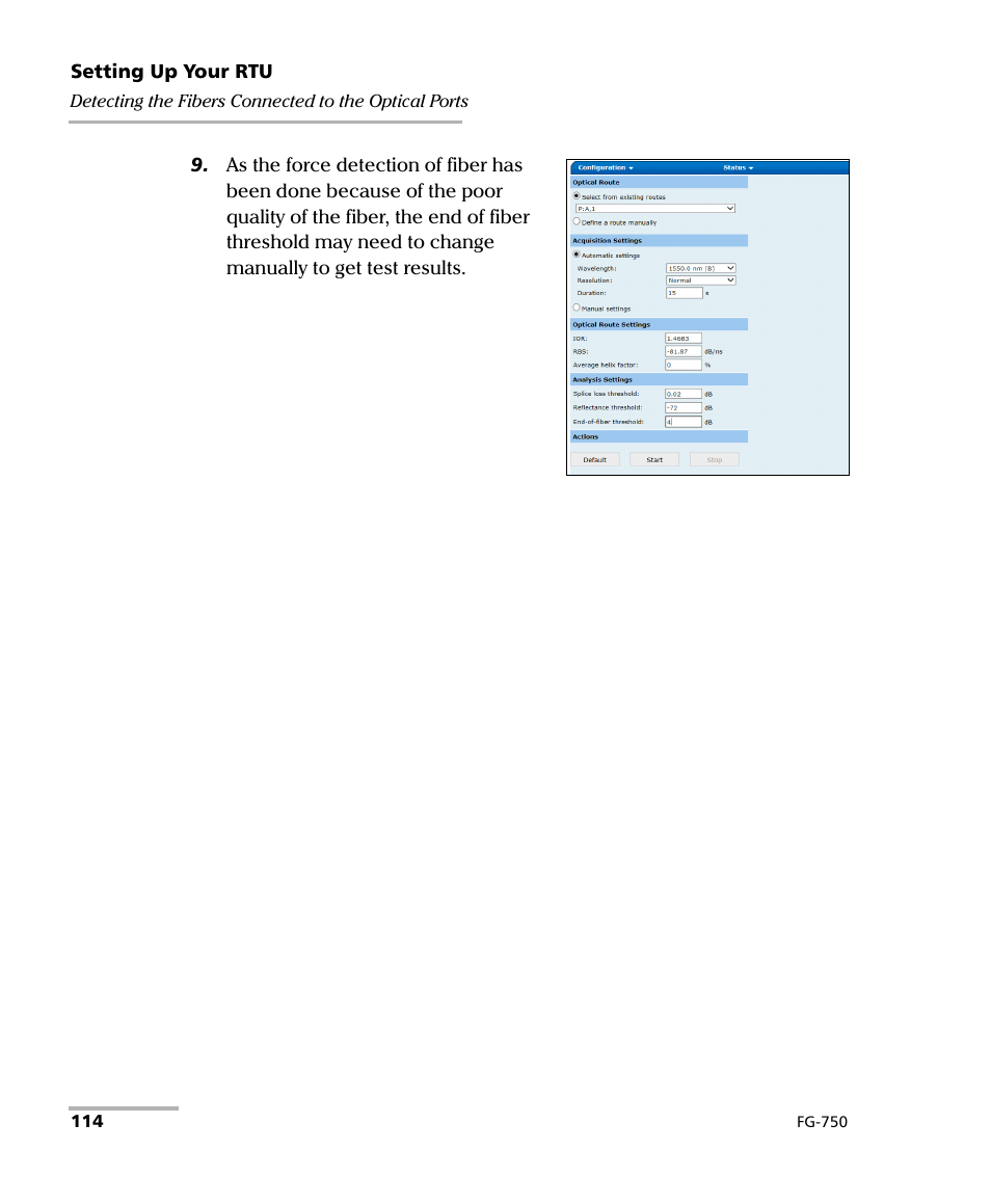 EXFO FG-750 User Manual | Page 128 / 338