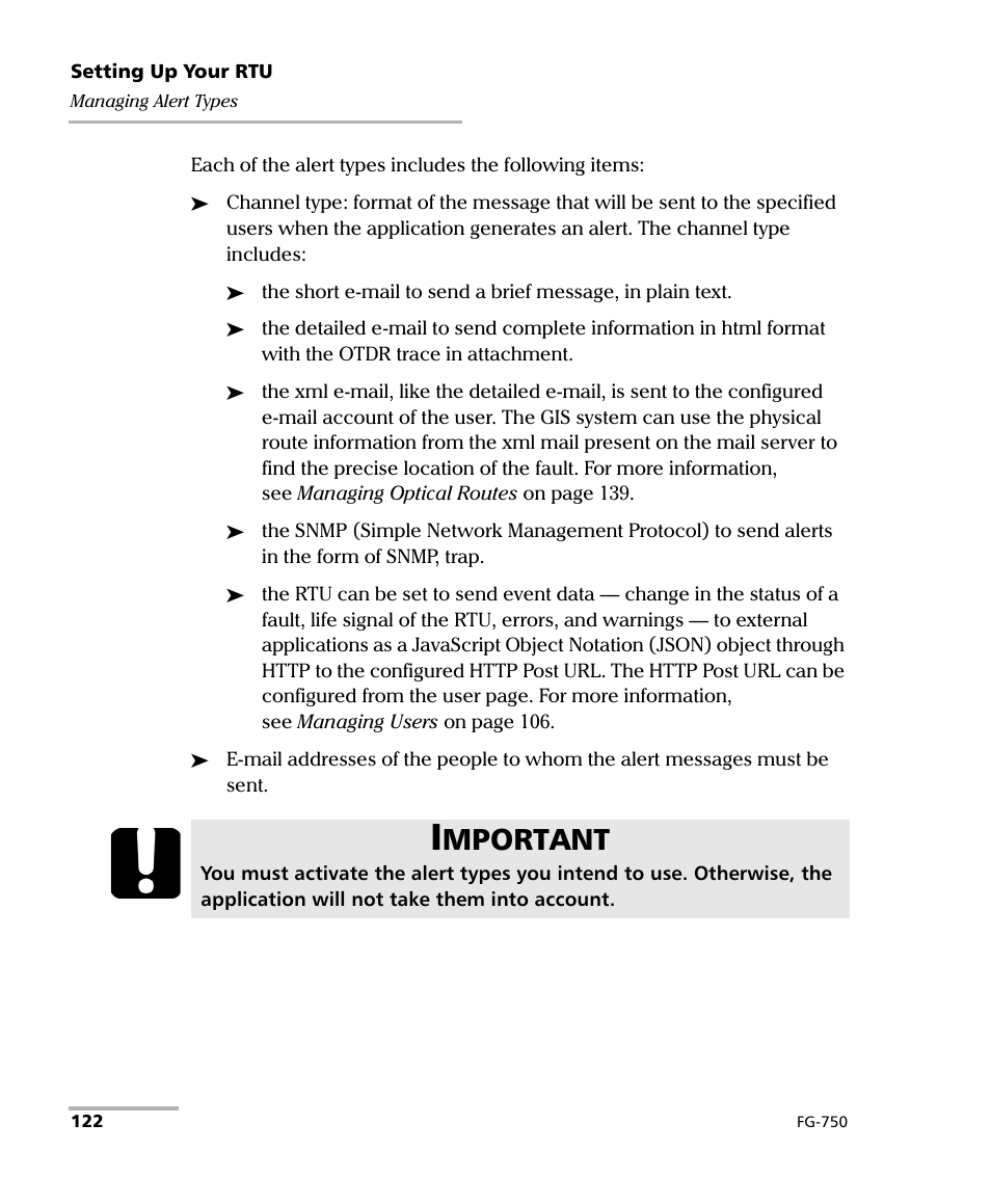 Mportant | EXFO FG-750 User Manual | Page 136 / 338