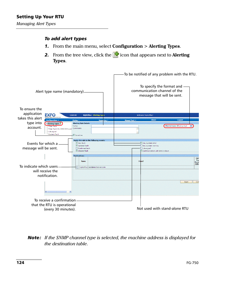 EXFO FG-750 User Manual | Page 138 / 338