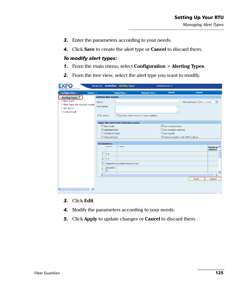 EXFO FG-750 User Manual | Page 139 / 338