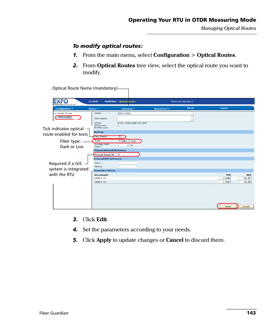 EXFO FG-750 User Manual | Page 157 / 338