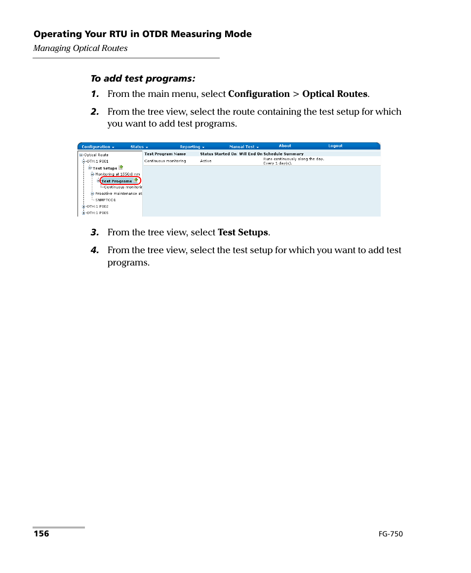 EXFO FG-750 User Manual | Page 170 / 338