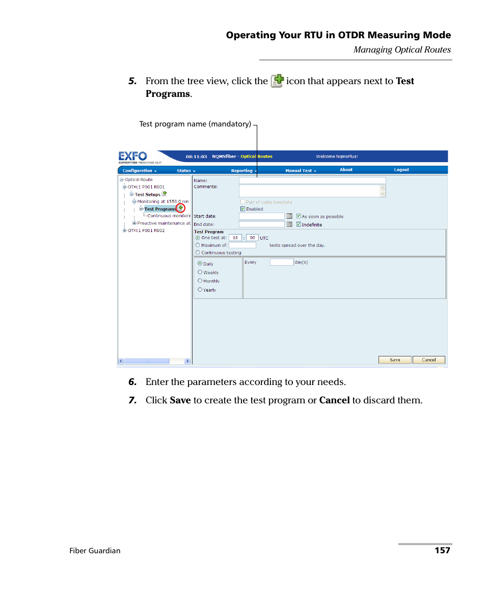 EXFO FG-750 User Manual | Page 171 / 338