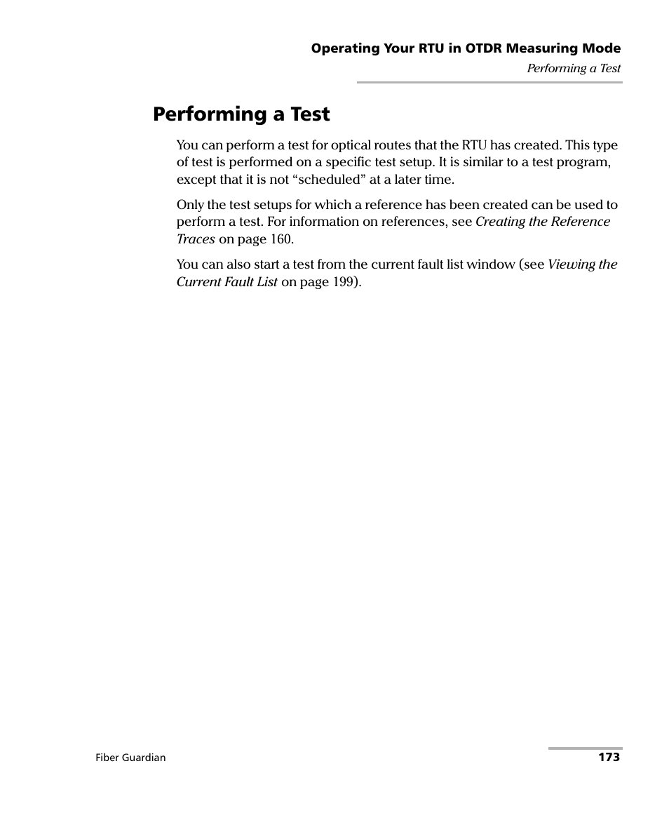 Performing a test | EXFO FG-750 User Manual | Page 187 / 338