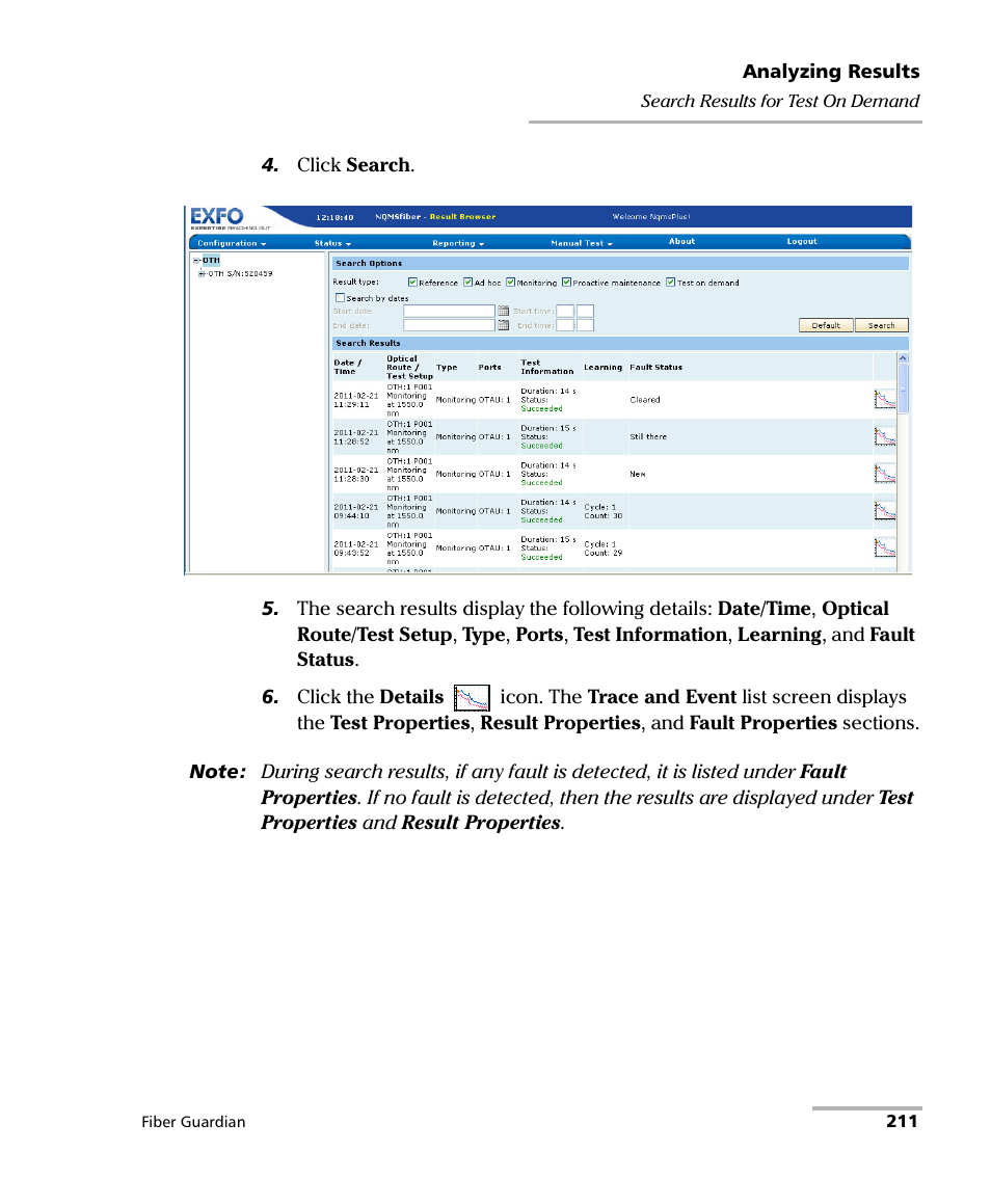 EXFO FG-750 User Manual | Page 225 / 338