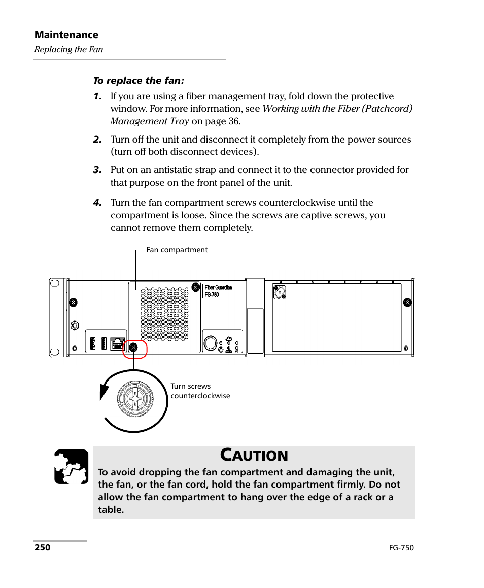 Aution | EXFO FG-750 User Manual | Page 264 / 338