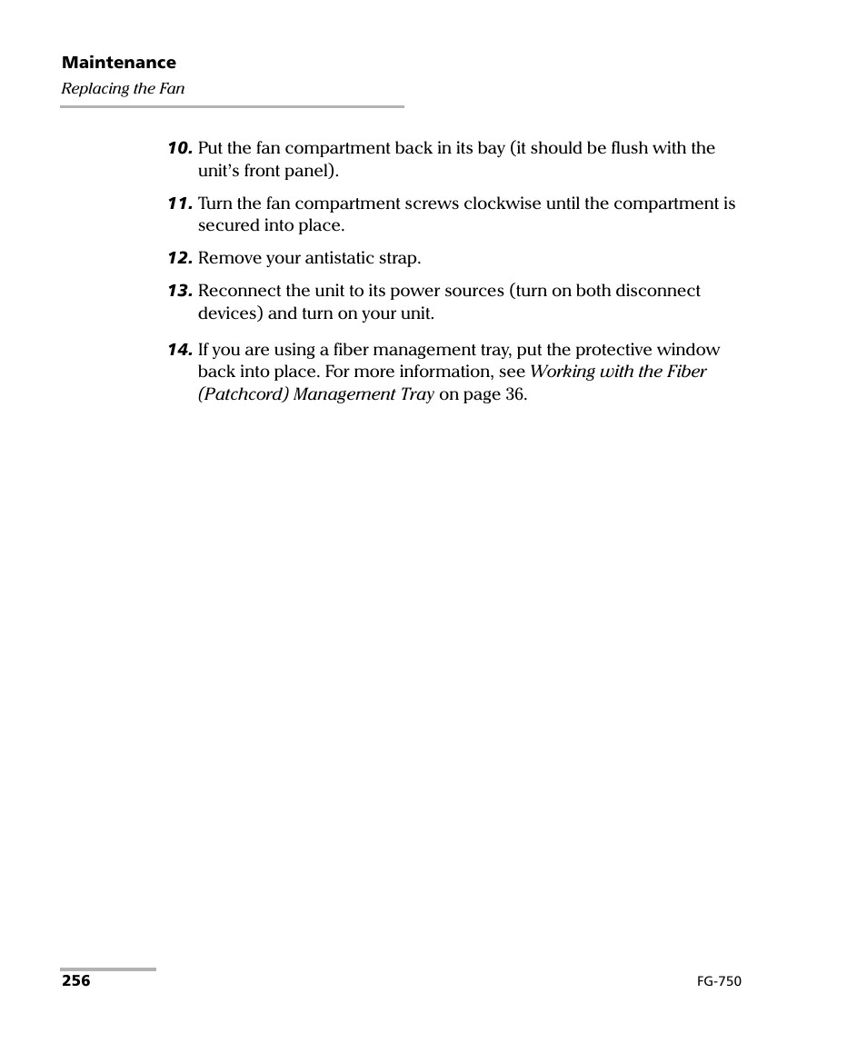 EXFO FG-750 User Manual | Page 270 / 338