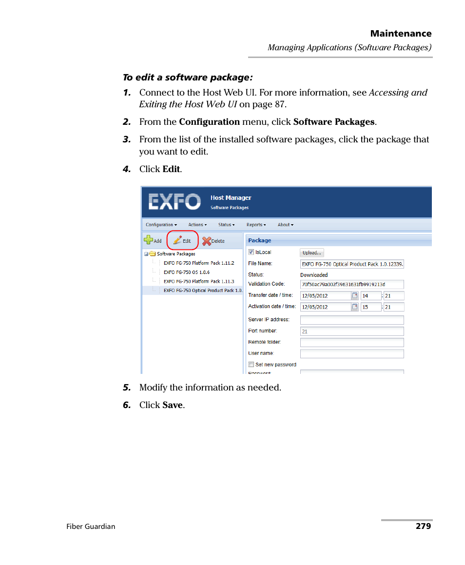 EXFO FG-750 User Manual | Page 293 / 338