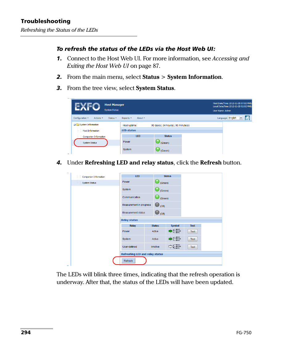 EXFO FG-750 User Manual | Page 308 / 338